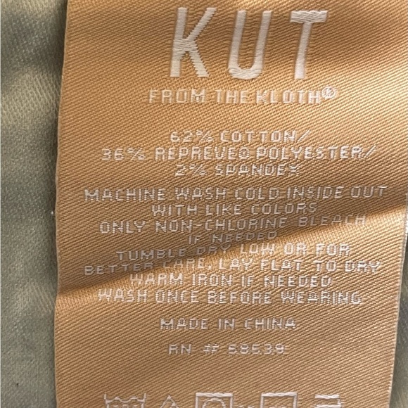 KUT FROM THE KLOTH CHARLIZE HIGH RISE FAB AB CIGARETTE JEANS SZ 4 EUC - Picture 9 of 13